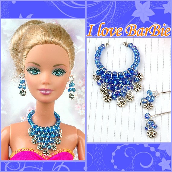 Barbie necklace set Clearance