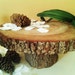 CUSTOM RESERVED LISTING (for Megan) 16" Oak tree trunk cake stand