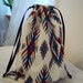 Southwestern Gift Bag Upcycled Reusable 7 1/2 X 9 1/2