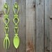 Updated Vintage Kitchen Home Decor "The Big Fork and Spoon"