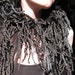 Scarf - fringe, macabre, post apocalyptic, death glam