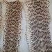 4 real animal tanned hide pelts rattle snake skins parts