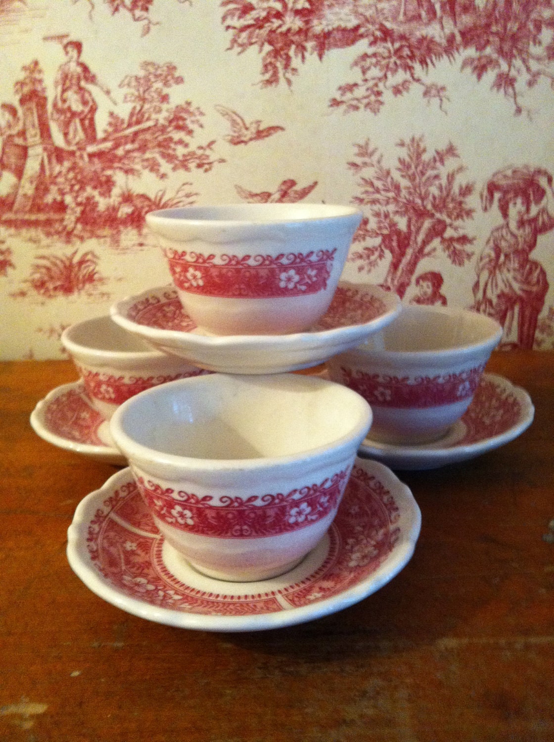 Restaurant Dishes Syracuse China Strawberry Hill Pattern...set
