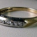 Vintage 14k Diamond Wedding Band .20 carat - Size 6.5
