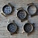 Lot of 5 vintage soviet wrist watch cases.