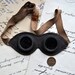 Rare Vintage Soviet kid's size Goggles,glasses,with dark lens.
