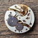 Antique pocket watch movement.