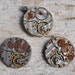 Lot of 3 vintage rusty watch movements.