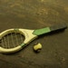 Miniature tennis racket with ball 1.12 scale
