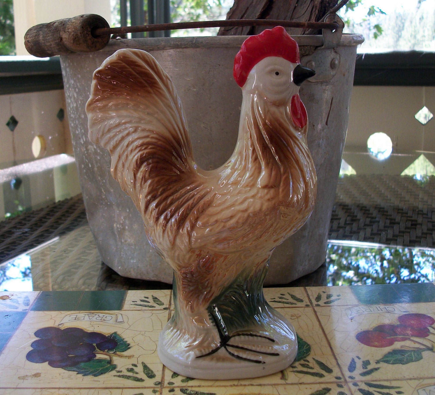 collectible rooster figurines