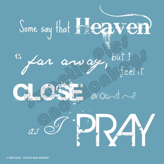 Items similar to LDS printable artwork - Primary song - A Child's ...