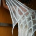 White wedding wrap / shawl, bridal wrap / shawl, evening wear, natural designer clothing, eco friendly clothing