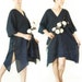 Cotton Top in Dark Blue, Large Size