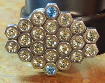 Handmade Belt Buckle made from Hex nuts style Adrienne