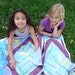 RESERVED for Kay Tinkerbell Twin/Best Friend Travel Blankets, Purple and blue girls blankets,handmade lightweight blankets, Disney blankets