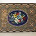 RESERVED for Ikumi - Mosaic decorated tin - oblong and hinged