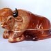 Bison terrine by Michel Caugant - hand made in France