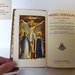 Leatherbound missal book in French and Latin with slip cover