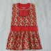 Cheery Red Poppies - Fun Jumper Dress Style Bib - Special Occasions and Everyday Use