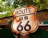 Route 66 Sign II  2631 Affordable Fine Art Digital Photo for Home and Office 8x10