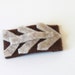 SALE Arrow Head Eco Felt Hair Clip. Coffee Brown and Oatmeal Feathered Arrow Points. Fletching. Hunger Games Inspired.