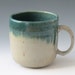 Coffee Mug, Handmade Stoneware Pottery Mug Olive Green Ceramic Mug Cup