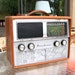 Airline shortwave radio Wards 445 tube model GSL 1079A 6-band