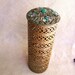 Hollywood Regency spray can cover jeweled aurora borealis hairspray Glade