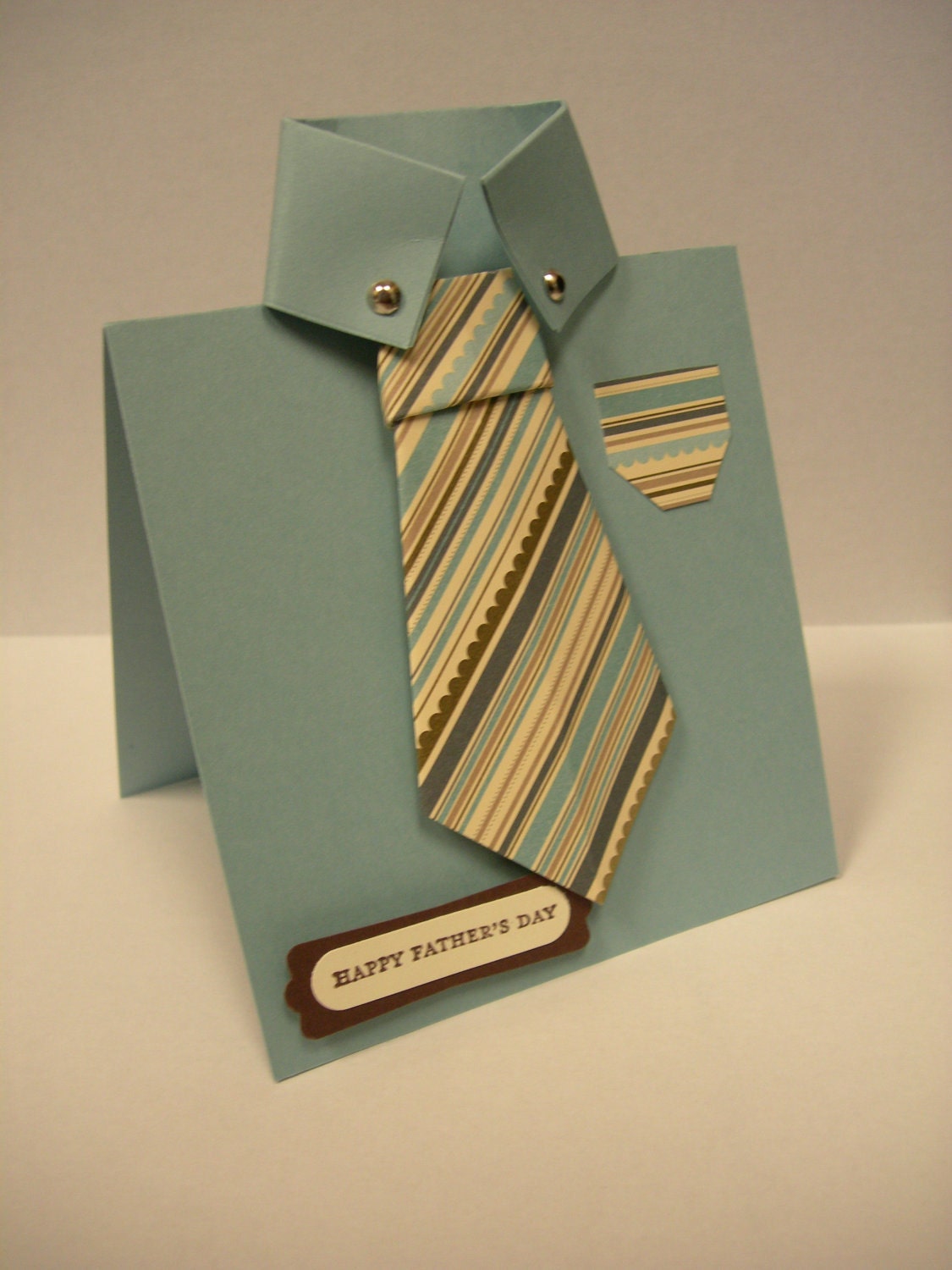 Father S Day Shirt Origami Tie Card By Creatingwithmonique