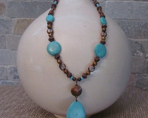 Popular items for copper bead necklace on Etsy