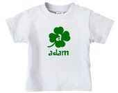 Personalized shamrock t shirt for kids, St. Patricks day tees for kids Il_170x135