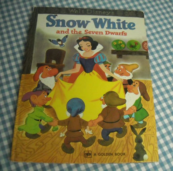 snow white and the seven dwarfs vintage 1975 children's