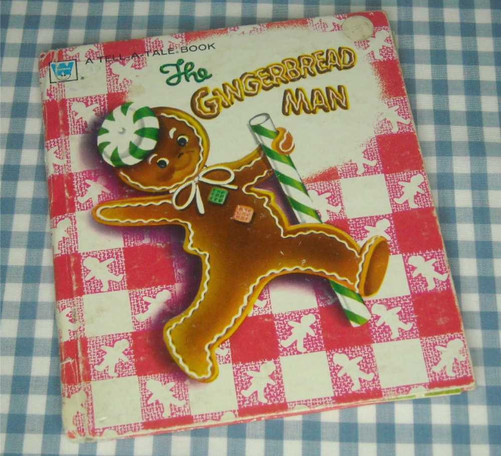the gingerbread man vintage 1953 children's book