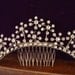 Rhinestone Crown Tiara Hair Comb