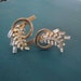 Vintage Art Deco Rhinestone Earrings