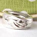 Silver Spoon Ring, size 9, Anniversary Rose 1962