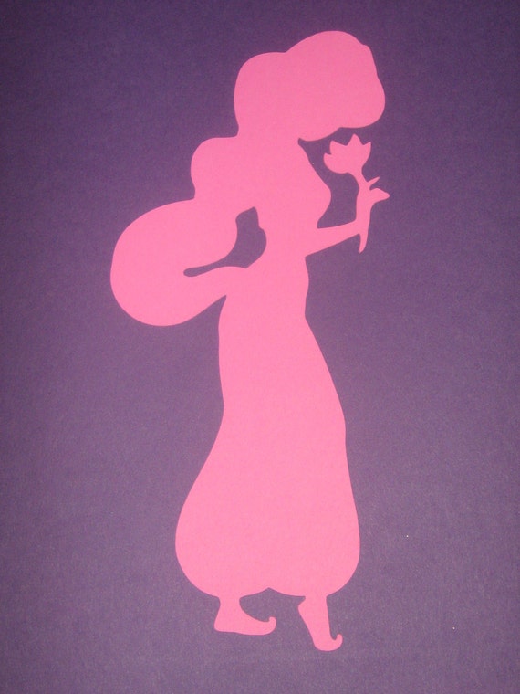 Disney Princess Jasmine Silhouettes for framing birthday