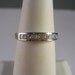 Princess Diamond Wedding Band .50Carats Size 7.75 14K WG 3.1gm