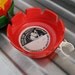Vintage hard plastic clip-on outdoor ashtray