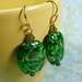 Vintage Foil Bead Earrings