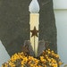 Country Lite - Rustic Tin Tub with Electric Candle, Rusty Stars, and Golden Yellow Pip Berries