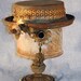 Birdhouse, Reclaimed Items, Found Objects, Handcrafted, Garden Art, Metal Birdhouse "Liza"