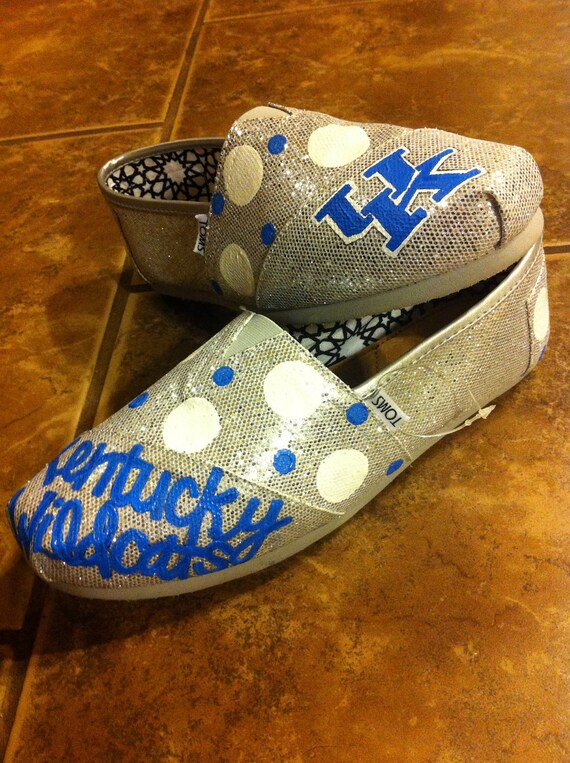 Items similar to Custom College TOMS on Etsy