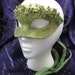 Springtime Nymph Handmade Leather Masquerade Mask
