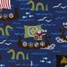 Timeless Treasures Vikings On Boats Organic Cotton Fabric, 1 yard
