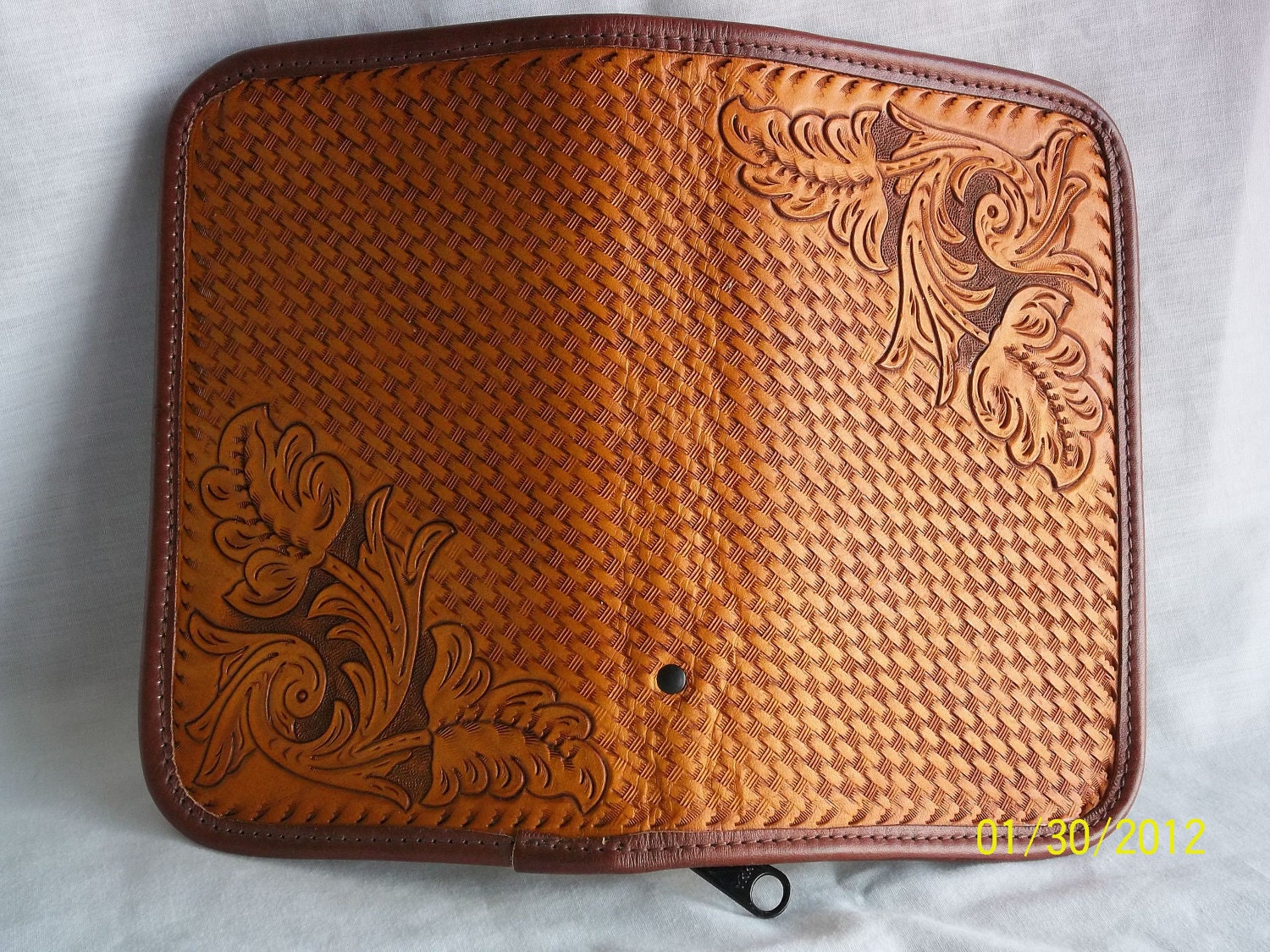 Leather Handcrafted Derringer Pistol case