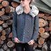 Chinchilla Jacket. Size Medium 5/6.