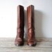 Vintage Etienne Aigner Soft Tan Leather Boots. Size 10.