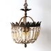 r e s e r v e d Antique French Crystal & Bronze Chandelier