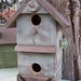 Rustic Birdhouses, Condo House, Chickadee House, Functional Birdhouse, Bird Box, Free Shipping US